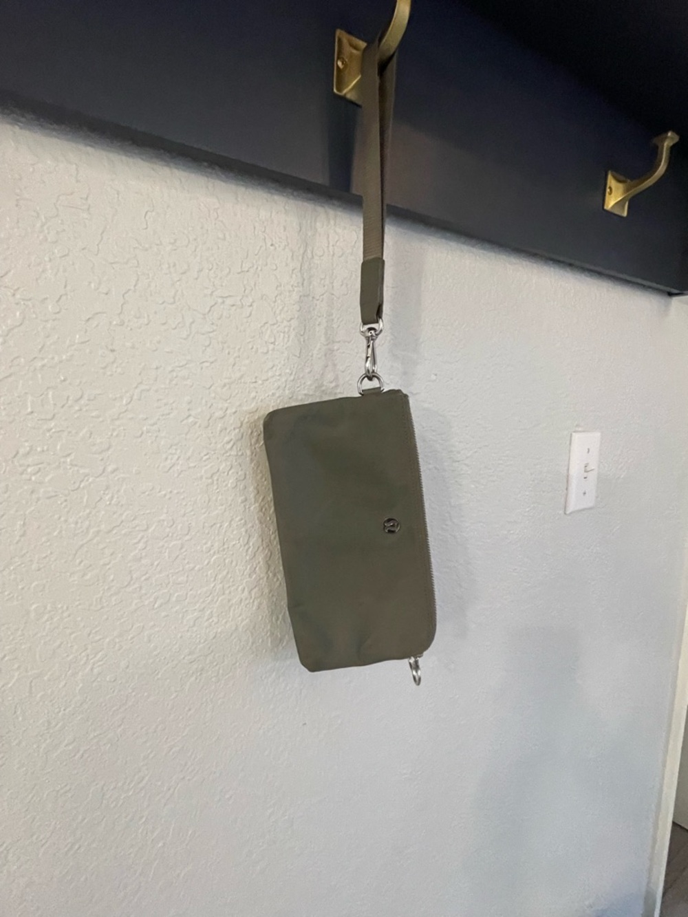 lululemon athletica Gray Wristlet Card Holder
